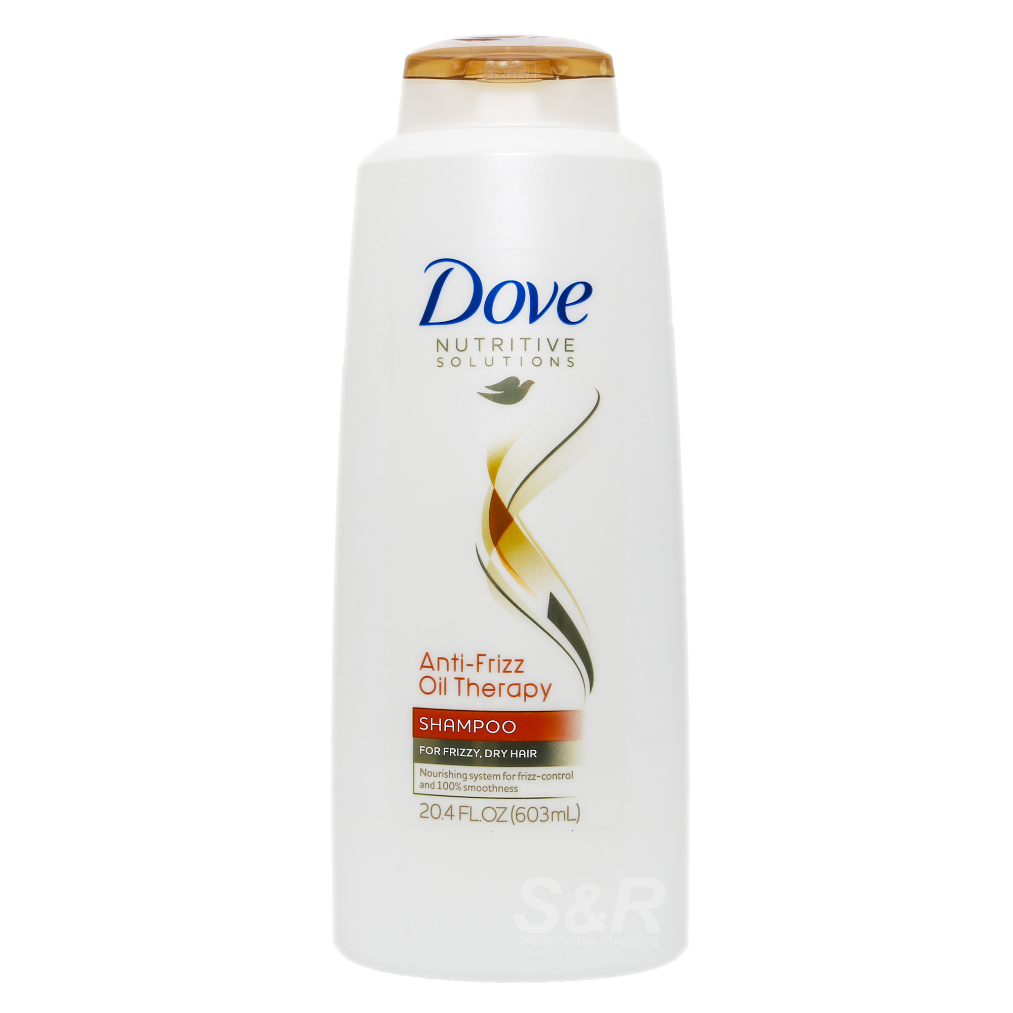 Dove Nutritive Solutions Anti-Frizz Oil Therapy Shampoo 603mL